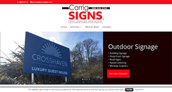 Desktop Screenshot of carrigsigns.com